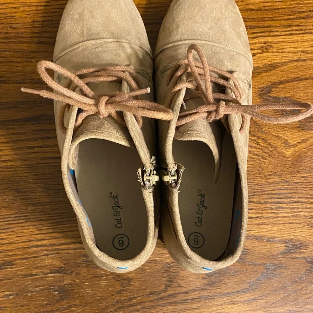 Cat & Jack Kids Tan Faux Suede Boots